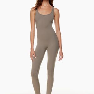 TNA Life Shake It Jumpsuit In Turner Taupe